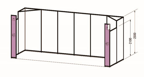 B-2. スタンダードブース【備品なし】 12m²